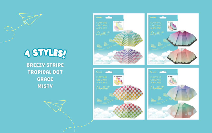 Papillon Origami Airplanes - Cute Display